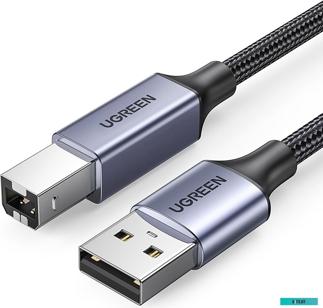 Кабель Ugreen US369 90560 USB Type-A - USB Type-B (5 м, черный)