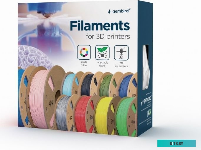 Пластик для 3D-печати Gembird 3DP-PLA1.75-01-FB