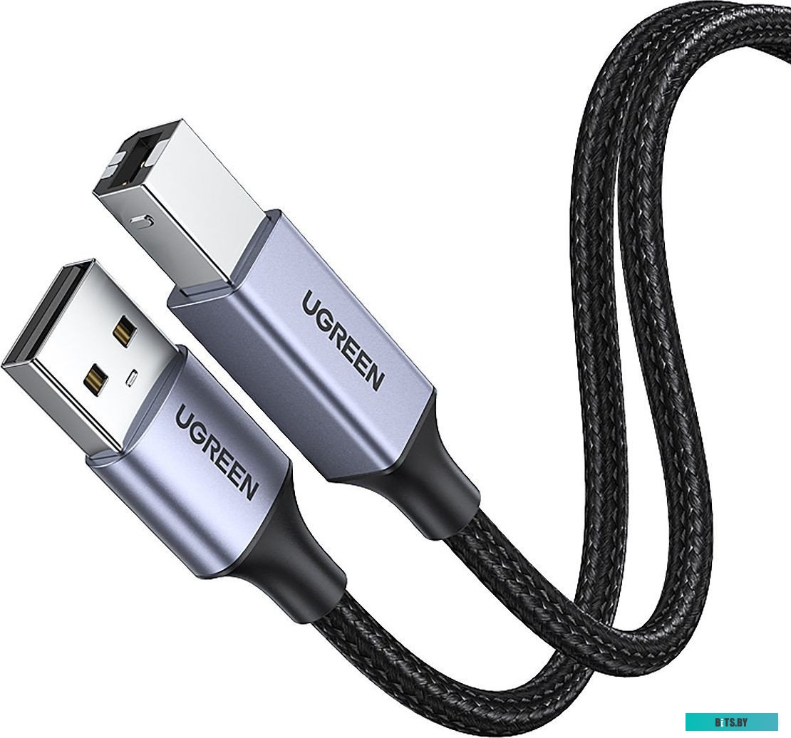 Кабель Ugreen US369 90560 USB Type-A - USB Type-B (5 м, черный)