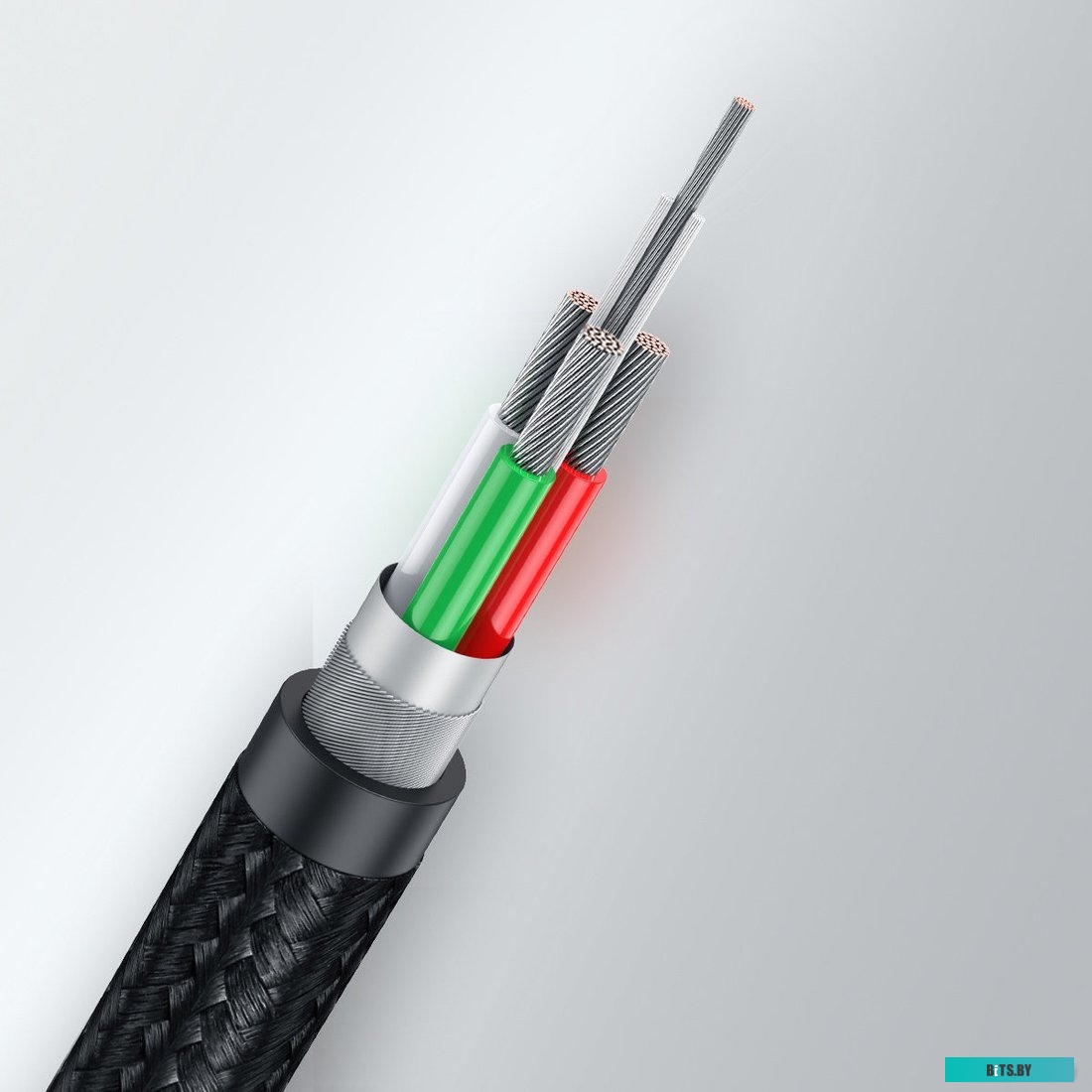Кабель Ugreen US369 90560 USB Type-A - USB Type-B (5 м, черный)