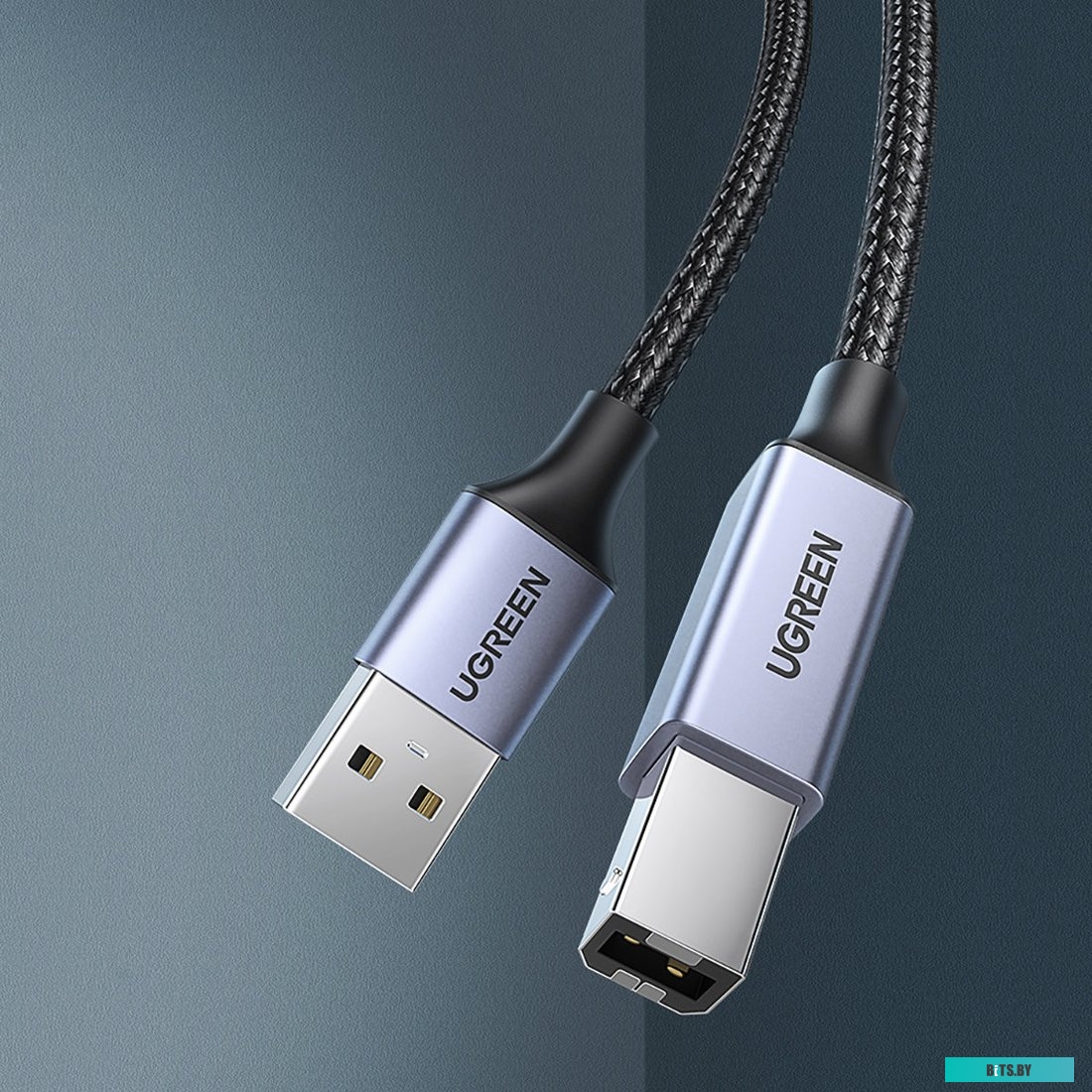 Кабель Ugreen US369 90560 USB Type-A - USB Type-B (5 м, черный)