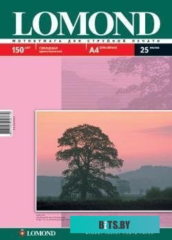 Фотобумага Lomond Глянцевая А4 150 г/кв.м. 25 листов (0102043)