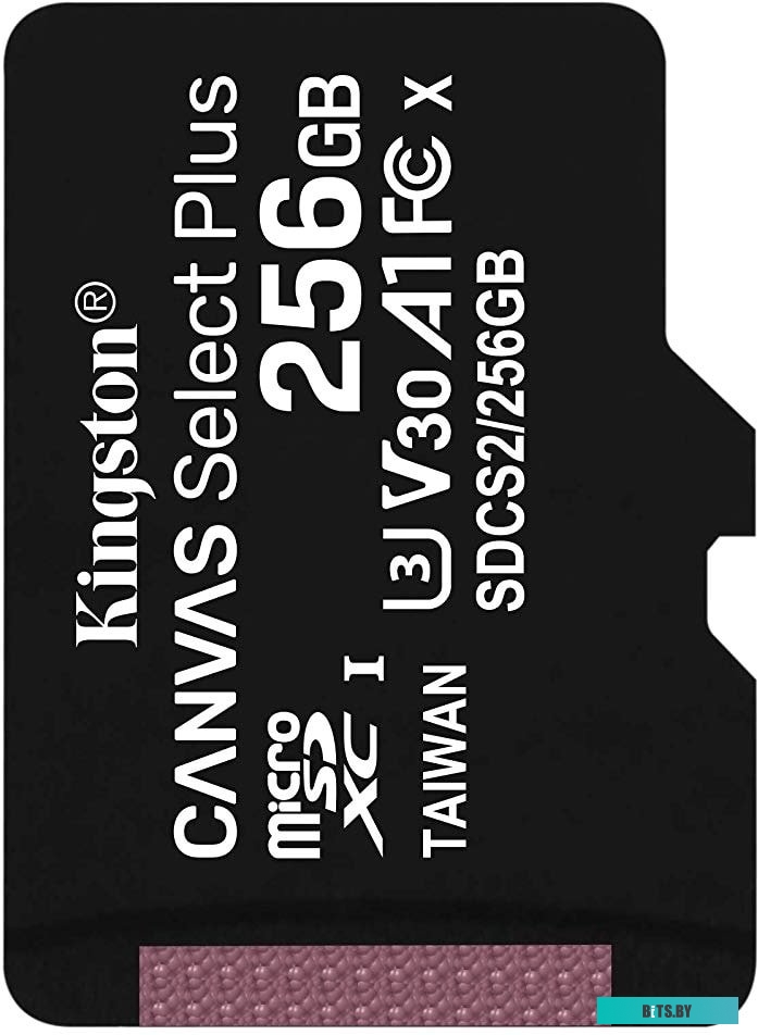 Карта памяти Kingston Canvas Select Plus microSDXC 256GB <SDCS2/256GBSP>
