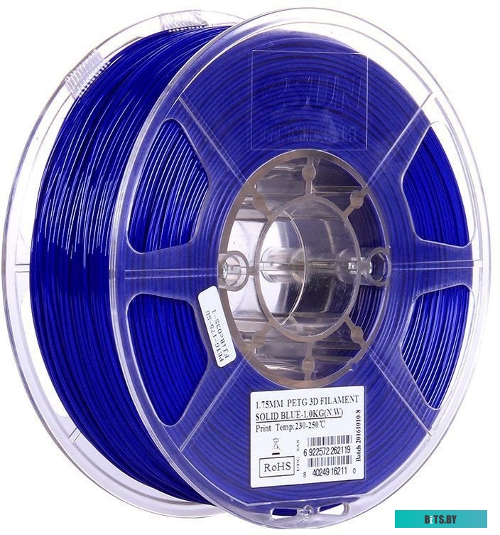 Т0030625 eSUN PET-G 1.75 мм 1000 г (синий непрозрачный)