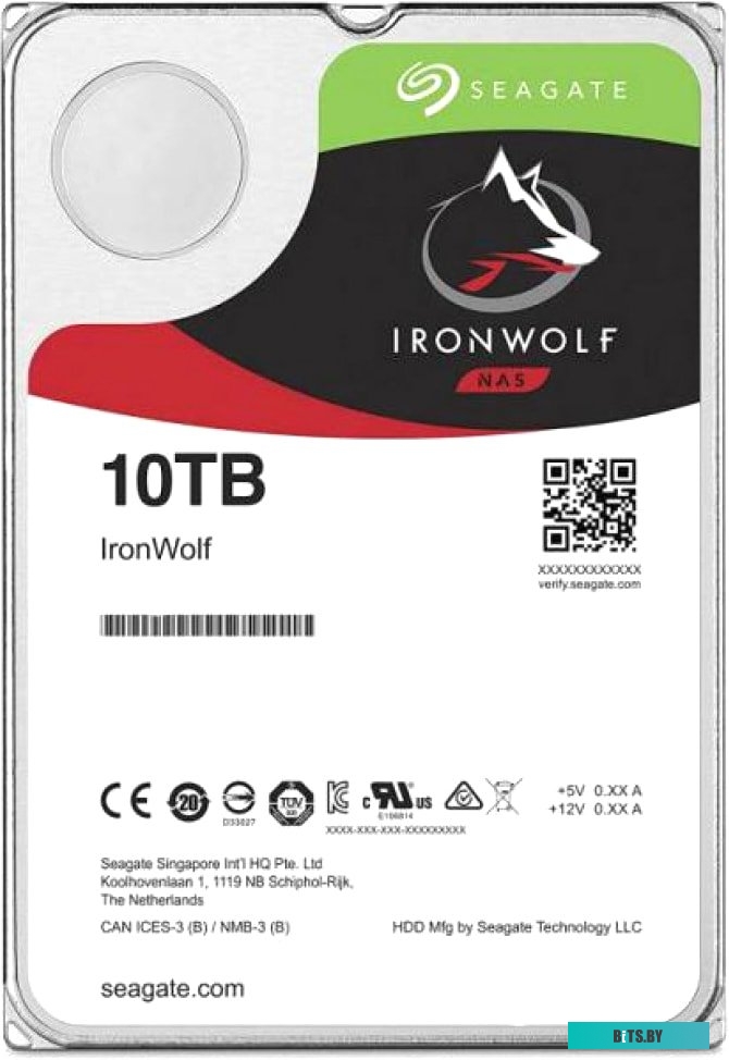 Жесткий диск Seagate IronWolf 10TB ST10000VN0008