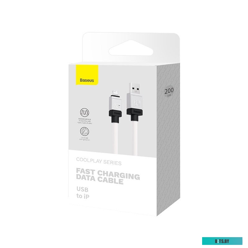 Кабель Baseus CoolPlay Series Fast Charging Cable 2.4A USB Type-A - Lightning CAKW000502