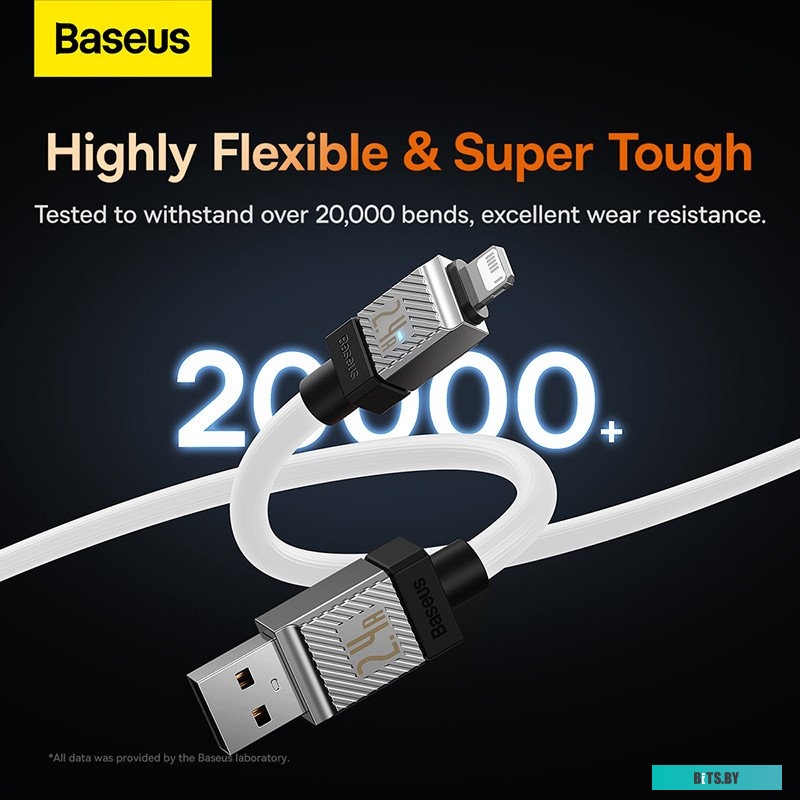 Кабель Baseus CoolPlay Series Fast Charging Cable 2.4A USB Type-A - Lightning CAKW000502
