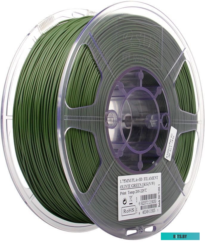 Т0030925 eSUN PLA+ 1.75 мм 1000 г (оливковый)