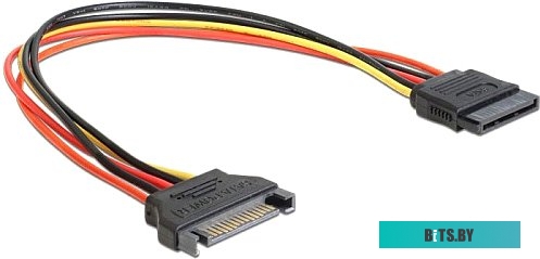 Кабель-удлинитель питания SATA Cablexpert CC-SATAMF-20CM