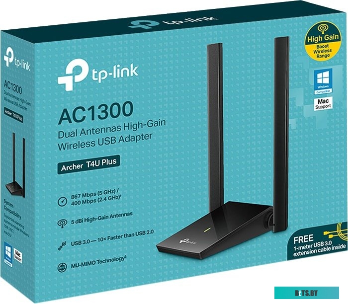 Wi-Fi адаптер TP-Link Archer T4U Plus