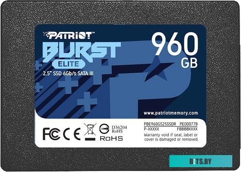 SSD Накопитель Patriot Burst Elite 960GB PBE960GS25SSDR