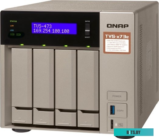 Сетевой накопитель (NAS) QNAP TVS-473E-8G