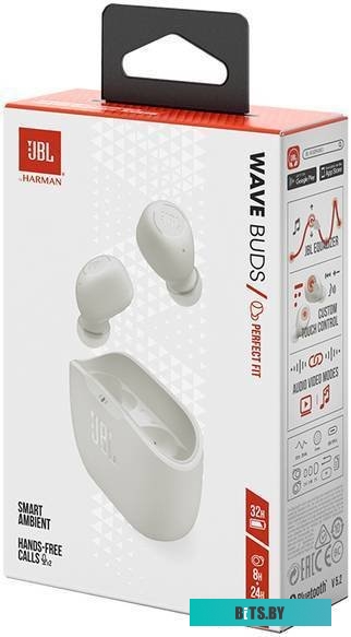 Наушники JBL Wave Buds (JBLWBUDSWHT)