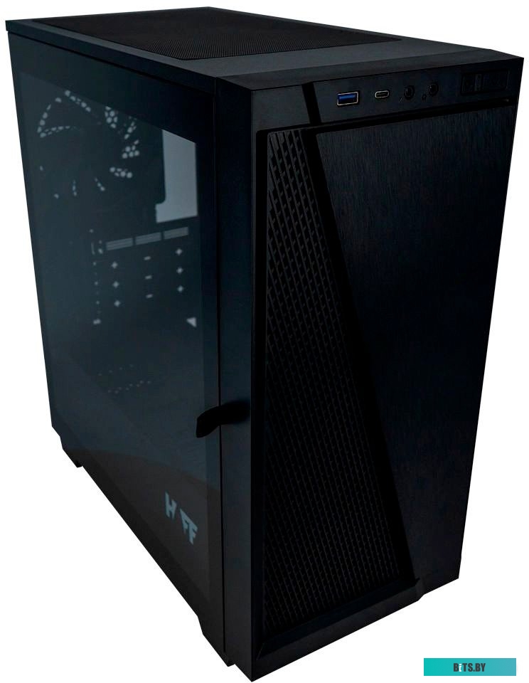 Корпус HAFF Bind mATX без БП черный