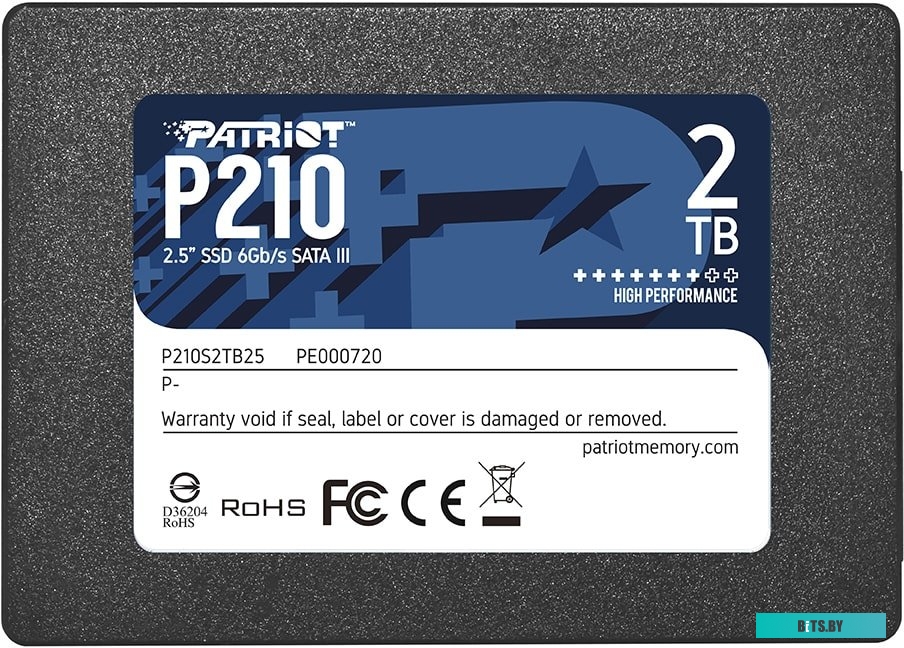 SSD Накопитель Patriot P210 2TB P210S2TB25
