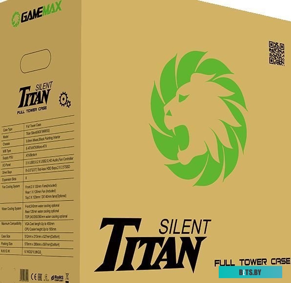Корпус GameMax Titan Silent