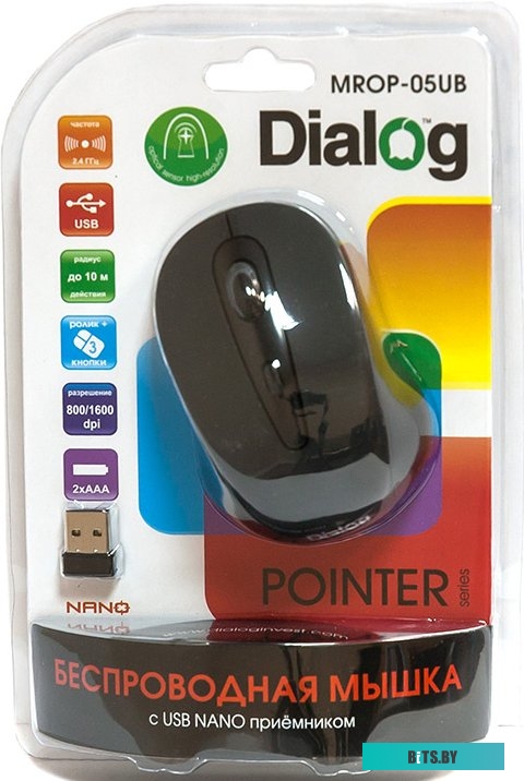 Компьютерная мышь Dialog Pointer Optical RF MROP-05UB