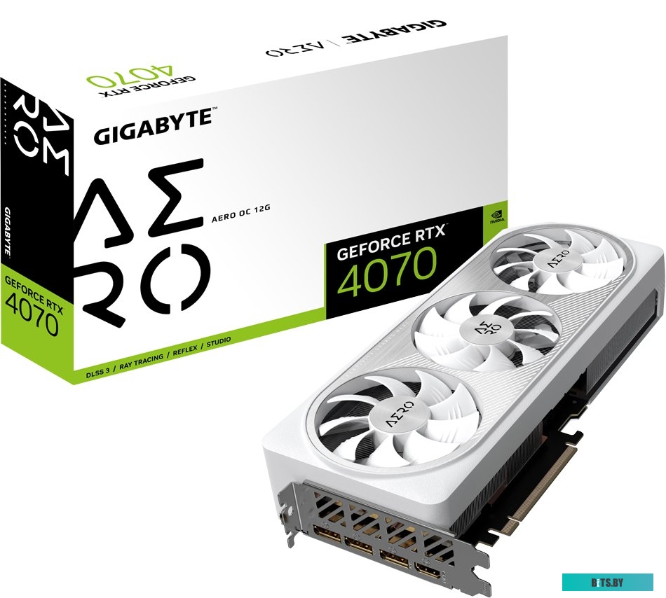 Gigabyte GeForce RTX 4070 Aero OC 12G GV-N4070AERO OC-12GD