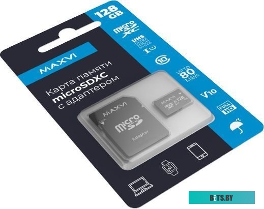 Maxvi microSDHC 128GB Class 10 UHS-I (1) MSD128GBC10V10