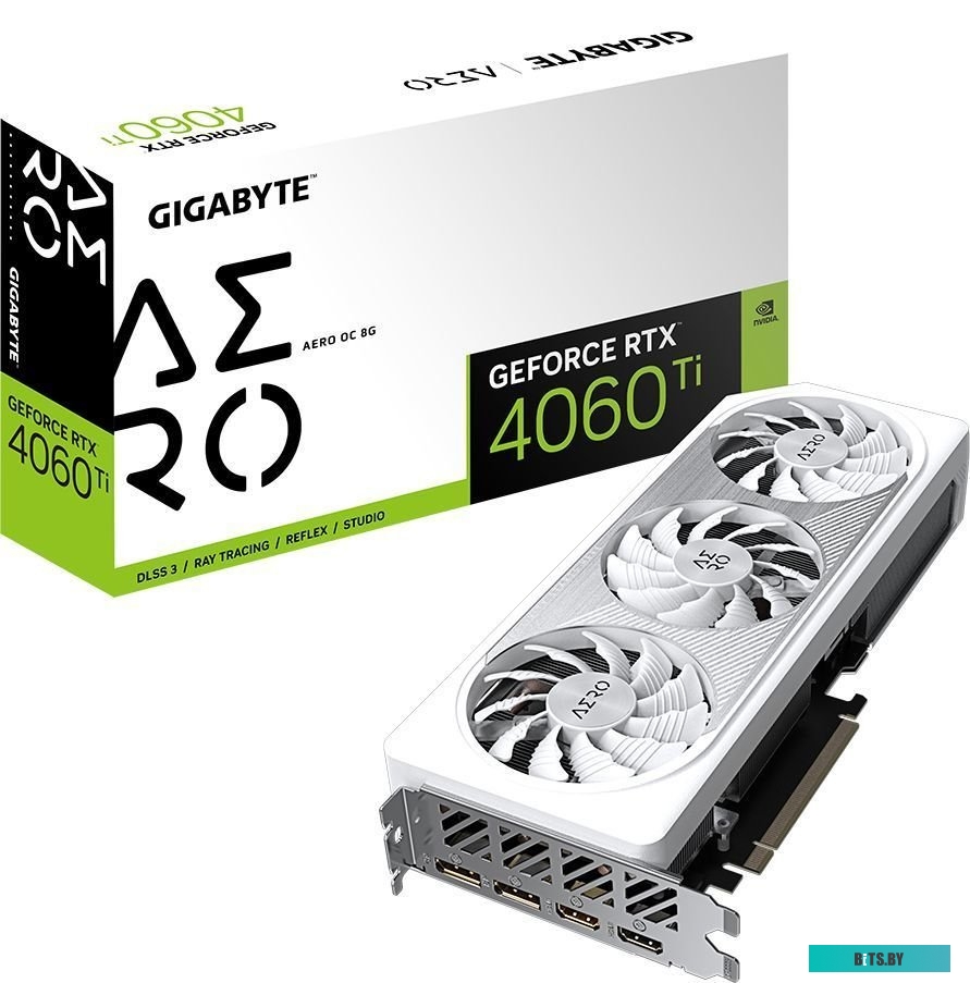 Видеокарта Gigabyte GeForce RTX 4060 Ti Aero OC 8G GV-N406TAERO OC-8GD