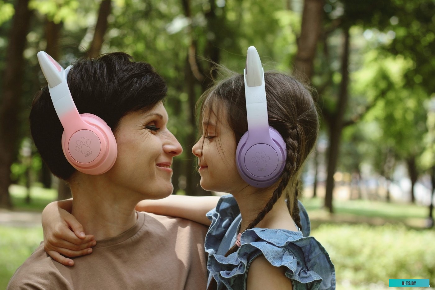 Наушники Miru CAT EP-W10 Розовый