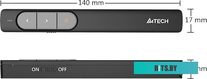 Пульт ДУ A4Tech Wireless Laser Pen LP15 (белый)