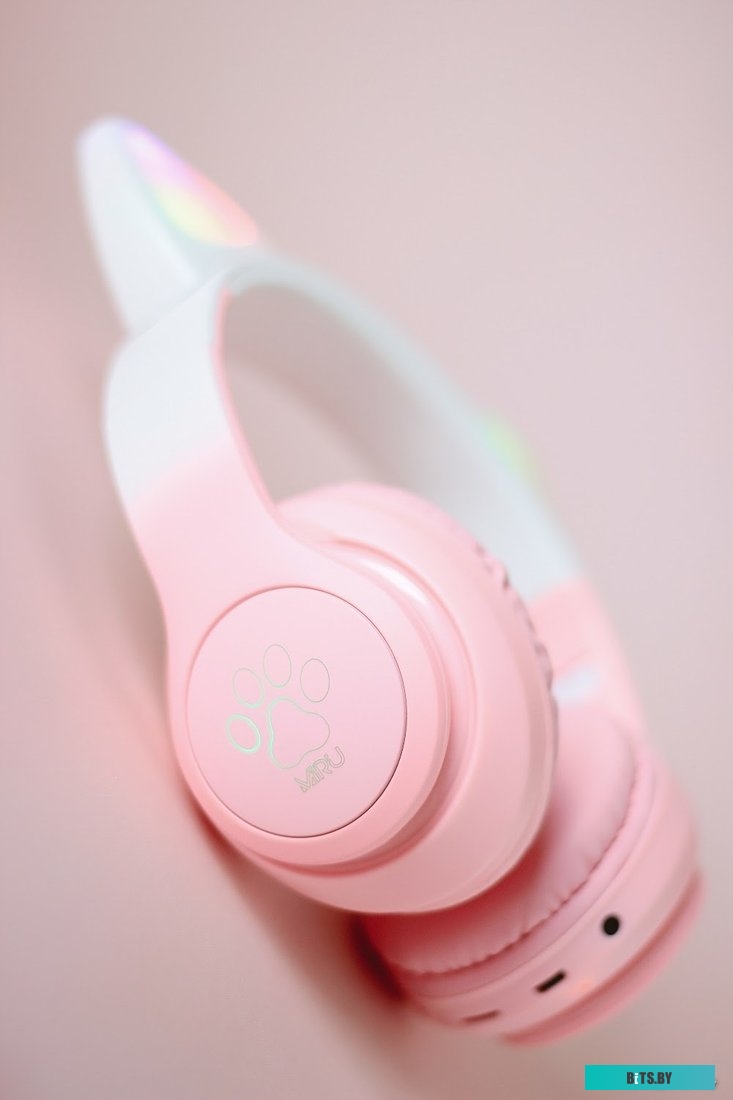Наушники Miru CAT EP-W10 Розовый