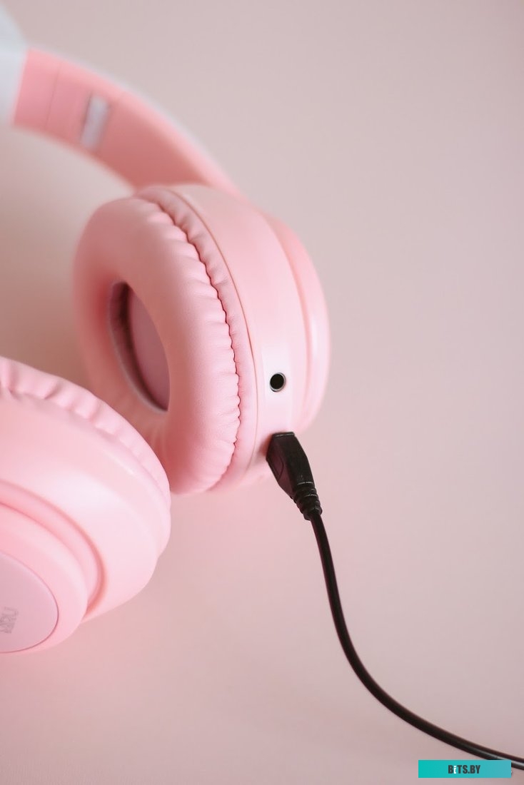 Наушники Miru CAT EP-W10 Розовый