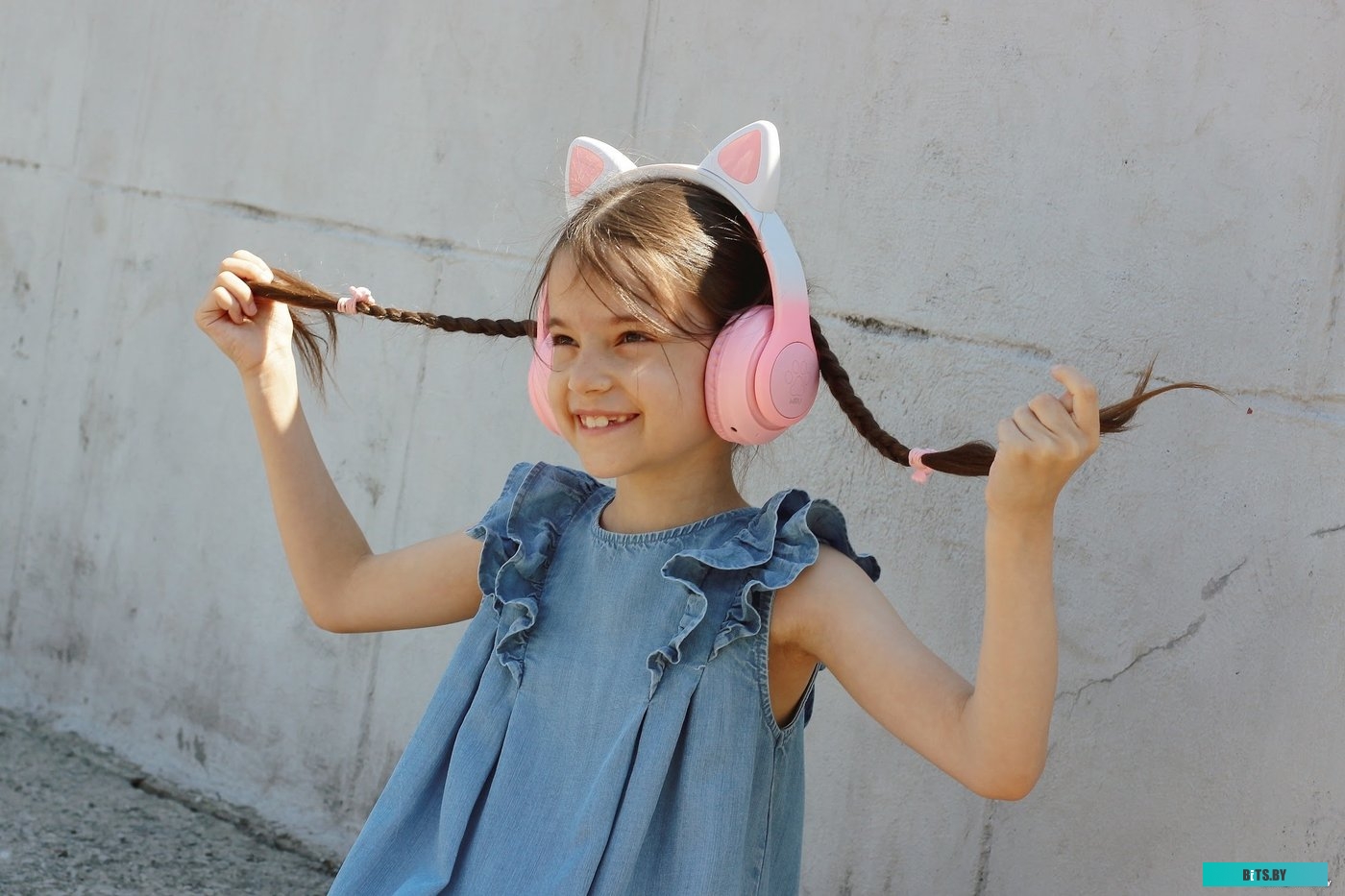 Наушники Miru CAT EP-W10 Розовый