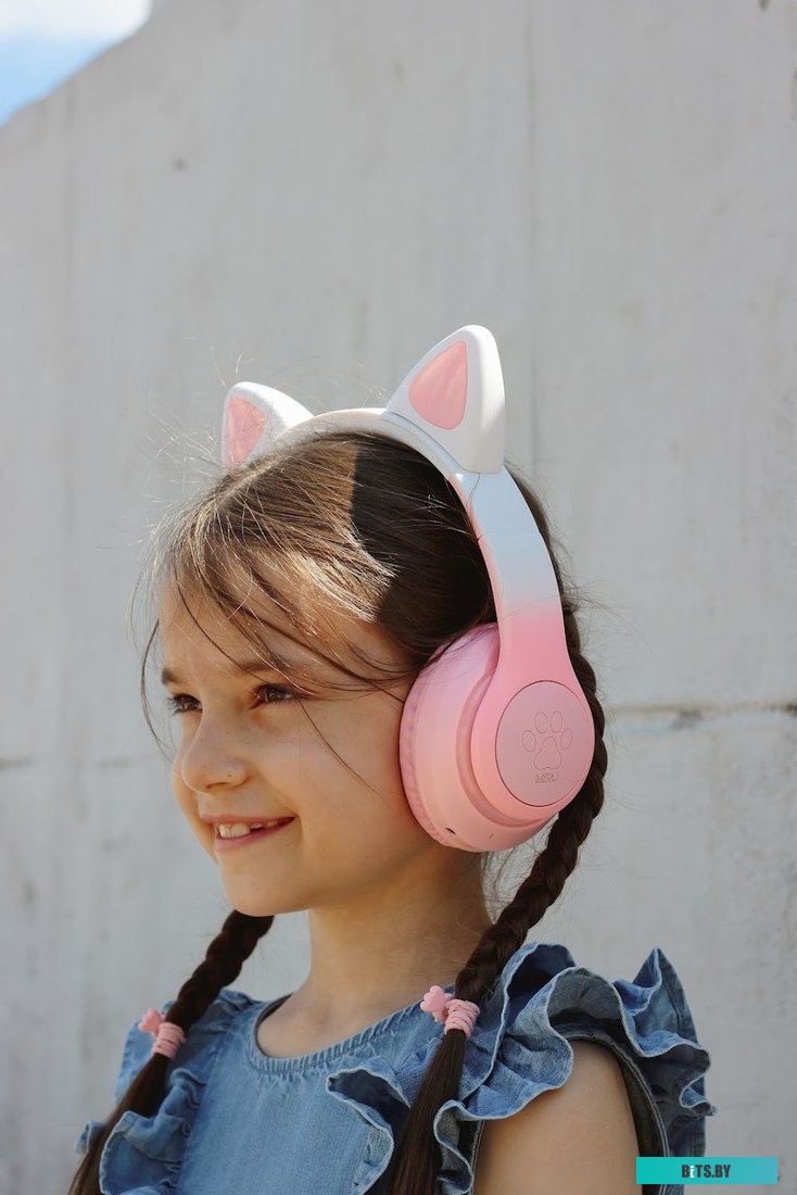 Наушники Miru CAT EP-W10 Розовый