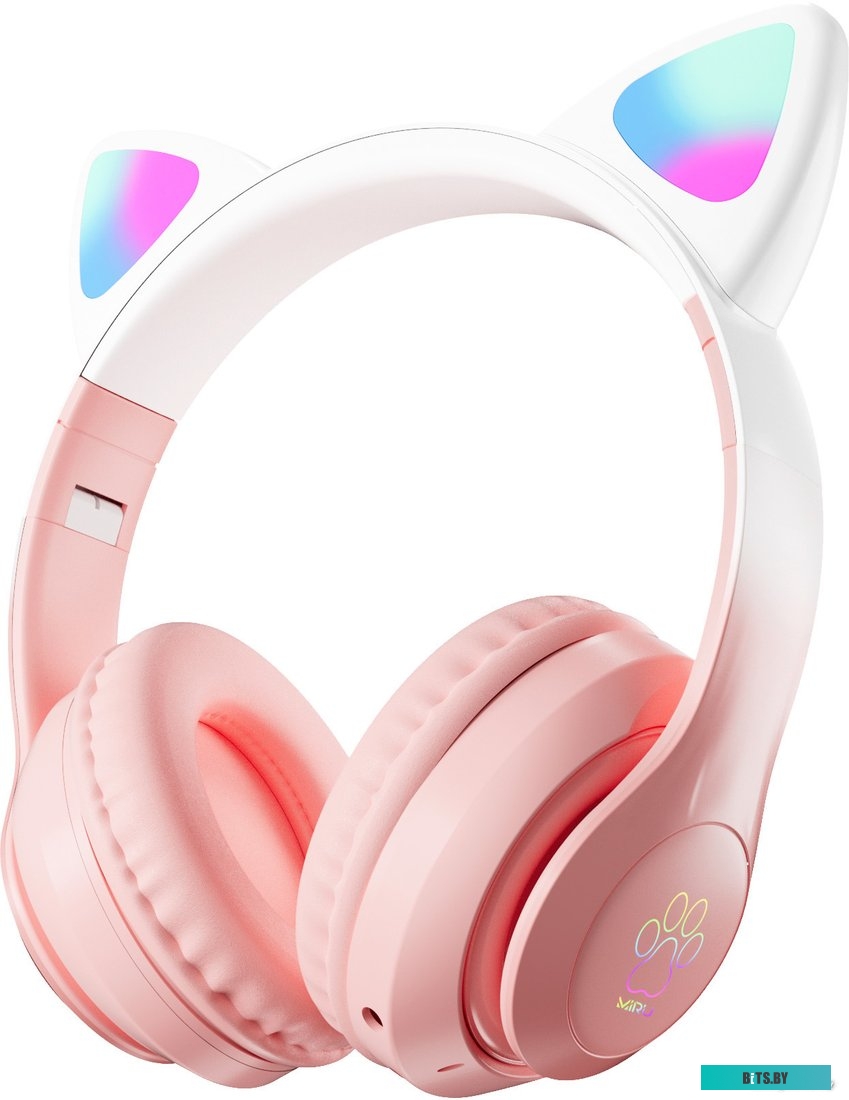Наушники Miru CAT EP-W10 Розовый
