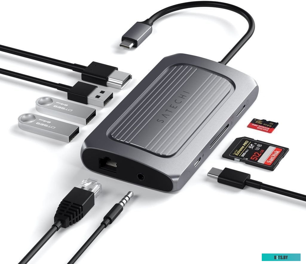Адаптер Satechi USB 4 Multiport с 8K HDMI ST-U4MA3M