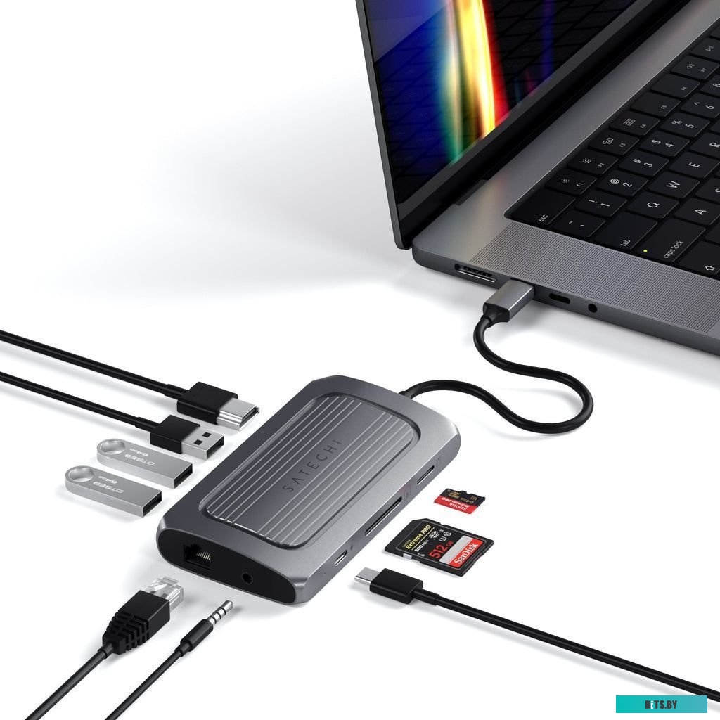 Адаптер Satechi USB 4 Multiport с 8K HDMI ST-U4MA3M