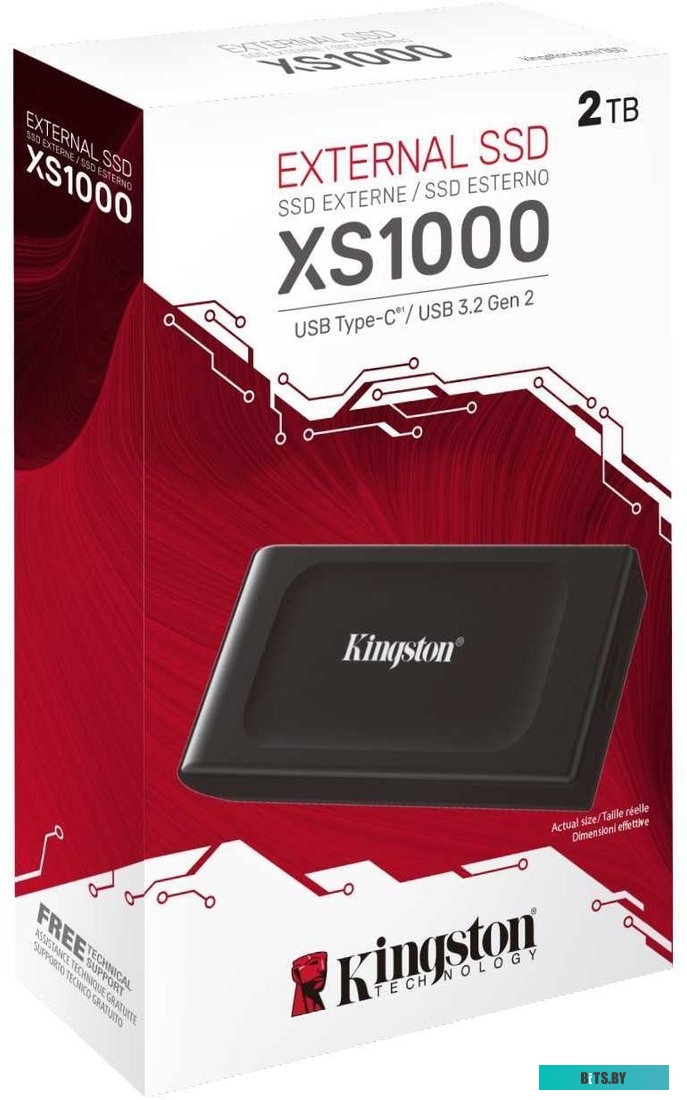 Внешний накопитель Kingston XS1000 2TB SXS1000/2000G