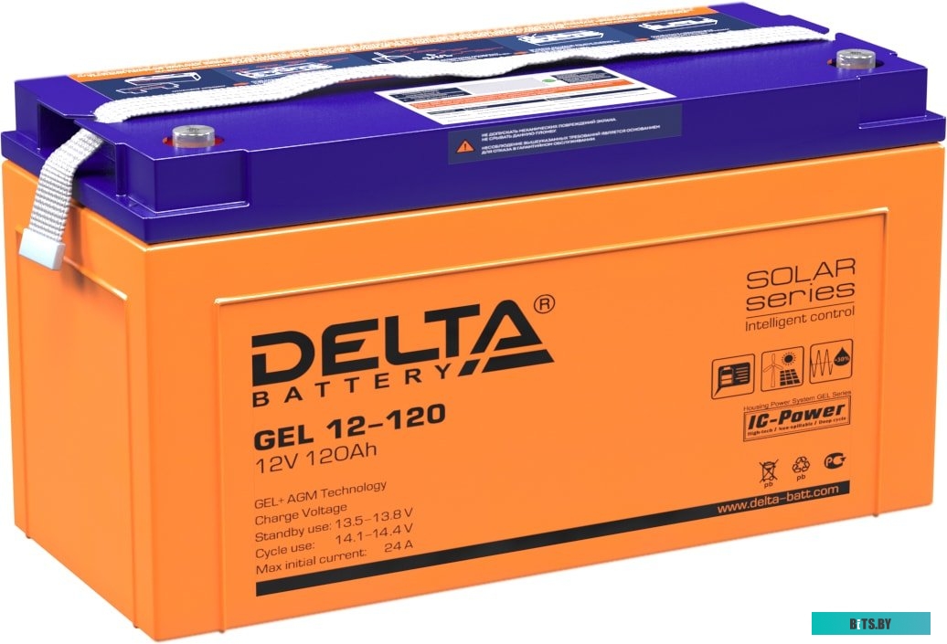 Аккумулятор Delta GEL 12-120 (12В/120Ач)