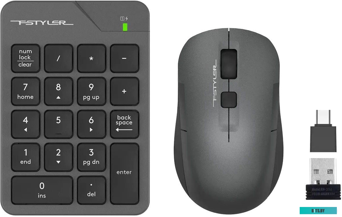 Комплект (клавиатура+мышь) A4Tech Fstyler FG1600C Air FG1600C