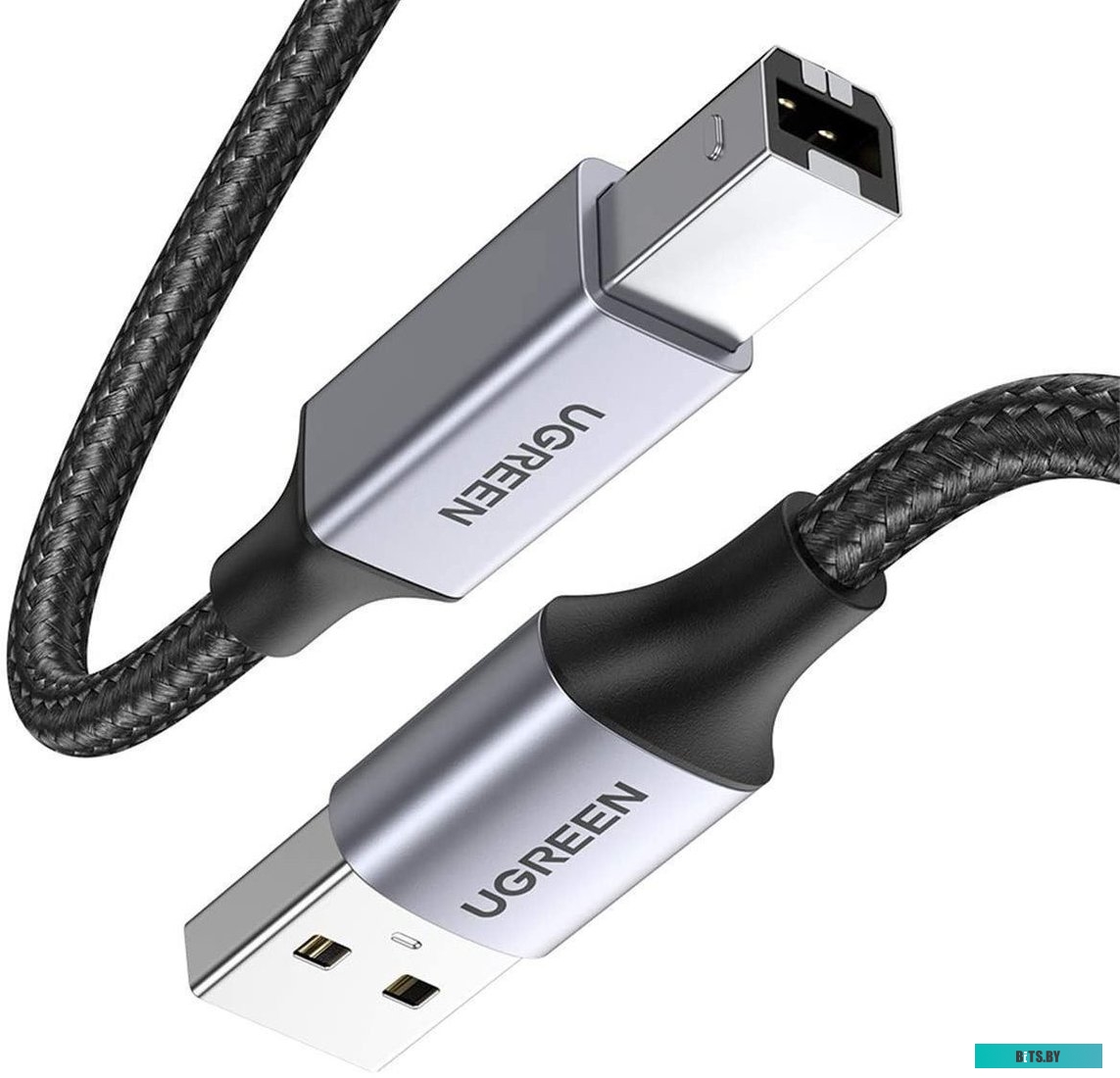 Кабель Ugreen US369 80802 USB Typa-A - USB Type-B (1.5 м, черный)