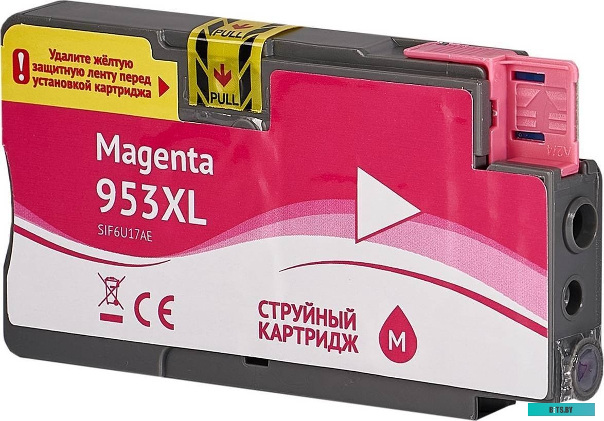 Картридж струйный Sakura F6U17AE (№953XL Magenta) SIF6U17AE