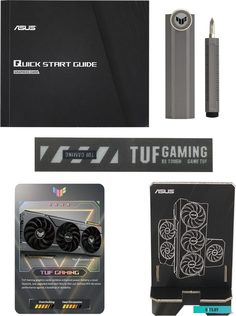Видеокарта ASUS TUF Gaming GeForce RTX 4060 Ti OC Edition TUF-RTX4060TI-O8G-GAMING