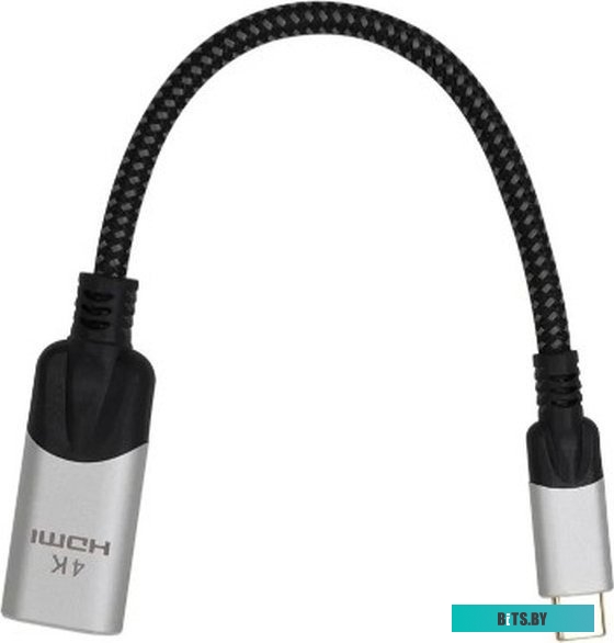 Адаптер USB 3.1 Type-Cm --> HDMI A(f) 4K@60Hz, 0.15m ,Alum ,VCOM <CU423MV-4K>