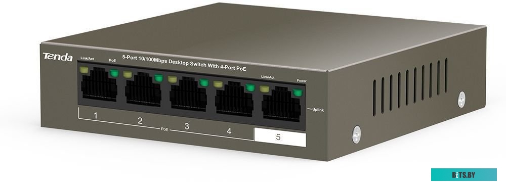 Коммутатор Tenda TEF1105P-4-63W