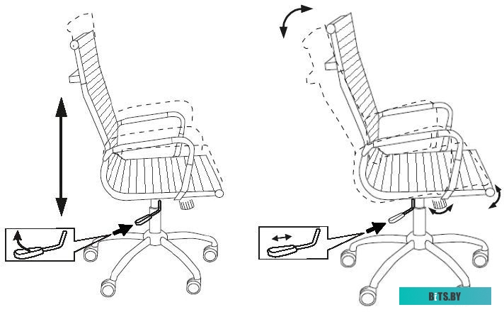 Офисное кресло (Стул) Бюрократ CH-883 (бежевый) <CH-883/IVORY>