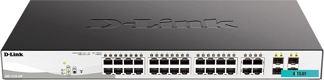 Управляемый коммутатор 2-го уровня D-Link DGS-1210-28P/F5A
