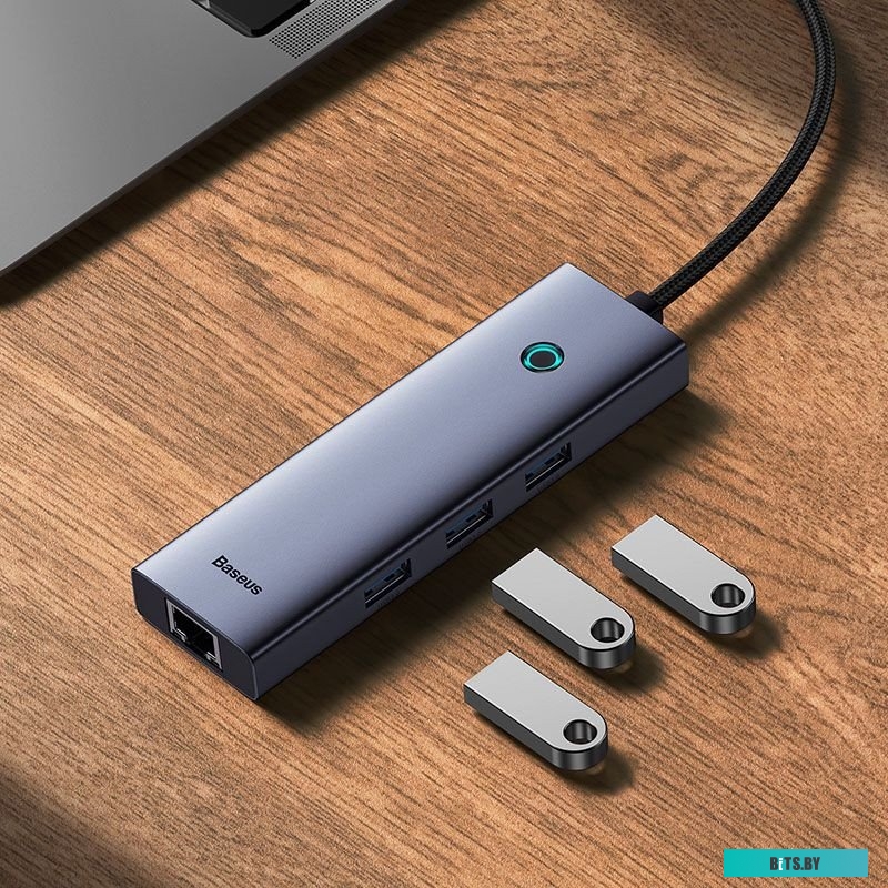 USB-хаб (разветвитель) Baseus Flite Series 4-Port USB-C Hub B0005280A813-00