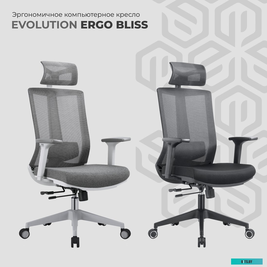 42091, 4812755006710 Evolution ERGO BLISS Grey (серый)