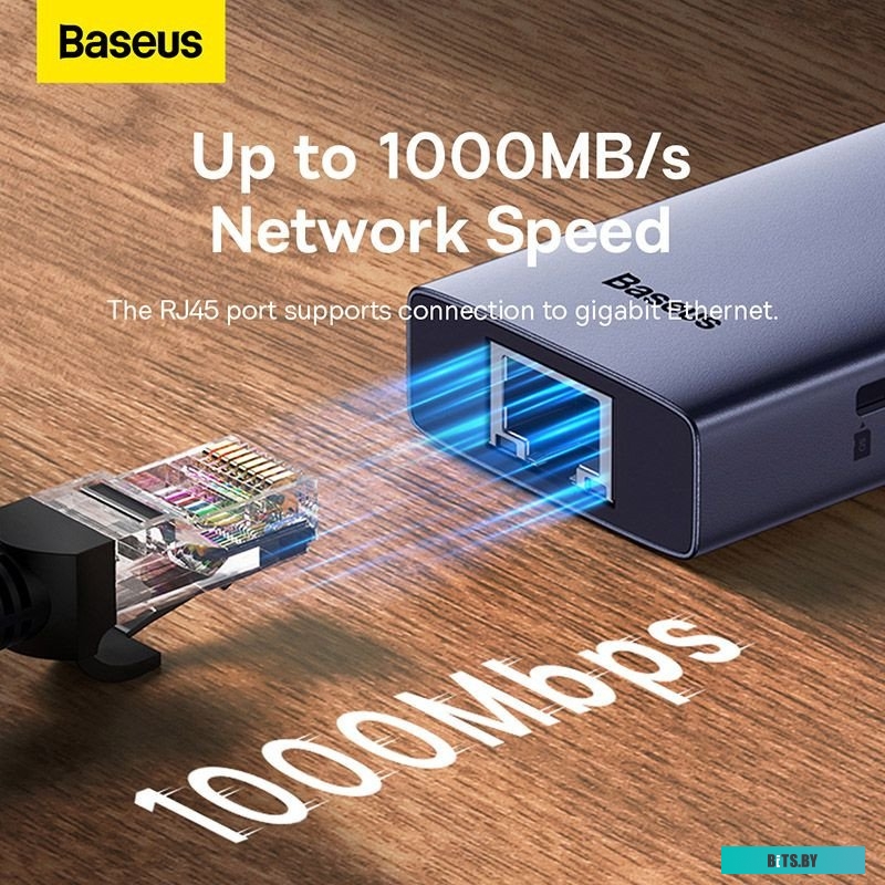 USB-хаб (разветвитель) Baseus Flite Series 4-Port USB-C Hub B0005280A813-00