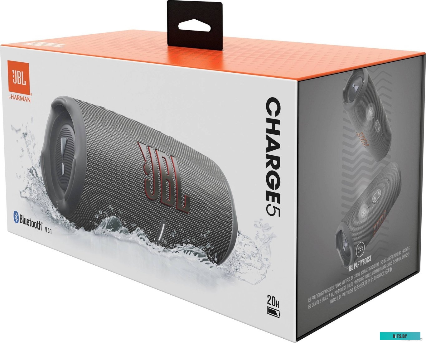 Беспроводная колонка JBL Charge 5 (серый) <JBLCHARGE5GRY>