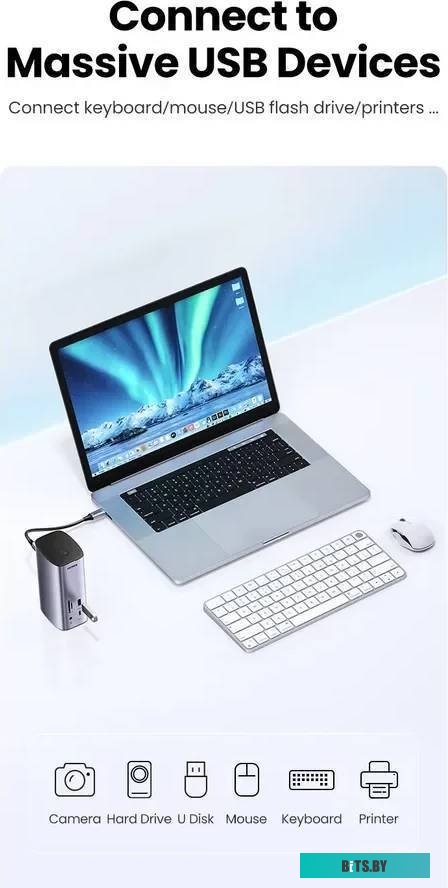 Универсальная док-станция Ugreen Revodok Pro 312 12-в-1, 90325