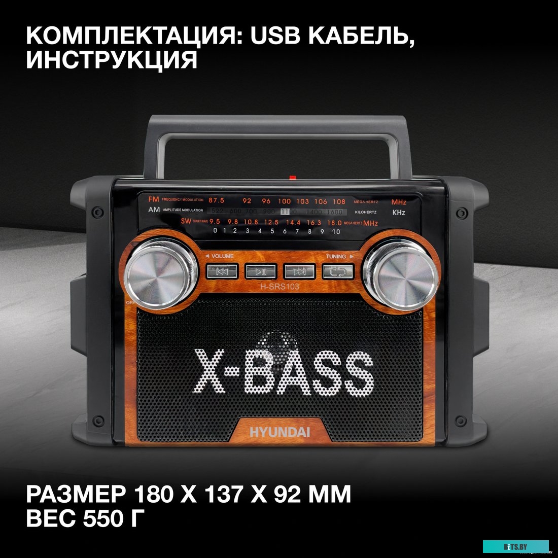 Радиоприемник Hyundai H-SRS103