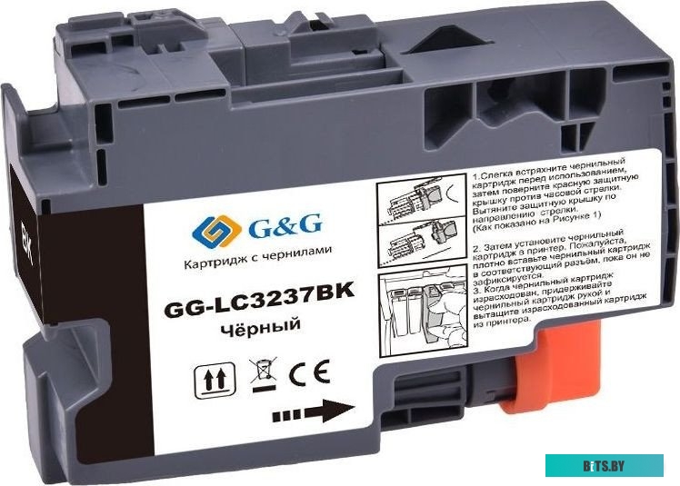 Картридж G&G GG-LC3237BK струйный черный (65мл) для Brother HL-J6000DW/J6100DW